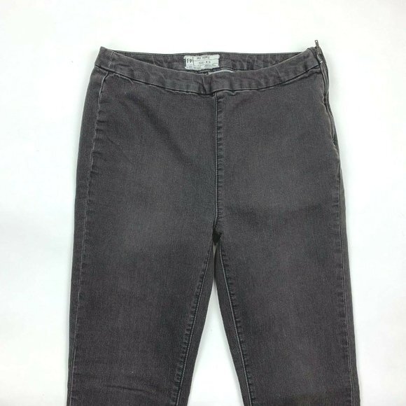 Free People High Rise Jeans Stretch Zip‎ Closure - Picture 3 of 9